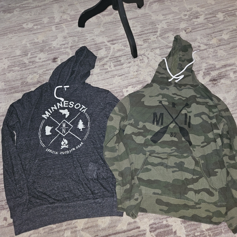 2 Minnesota Hoodies